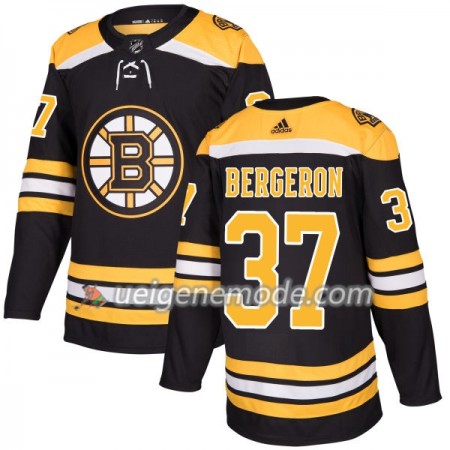 Herren Eishockey Boston Bruins Trikot Patrice Bergeron 37 Adidas 2017-2018 Schwarz Authentic